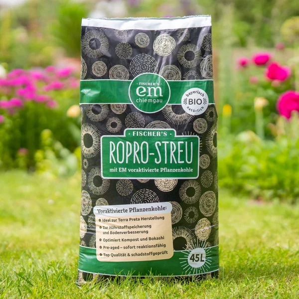em chiemgau RoPro-Streu - Pflanzenkohle 45 L