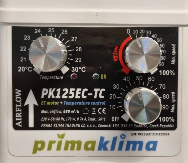 Prima Klima PK125EC-TC 125mm ⌀, 680m³/h – Bild 2